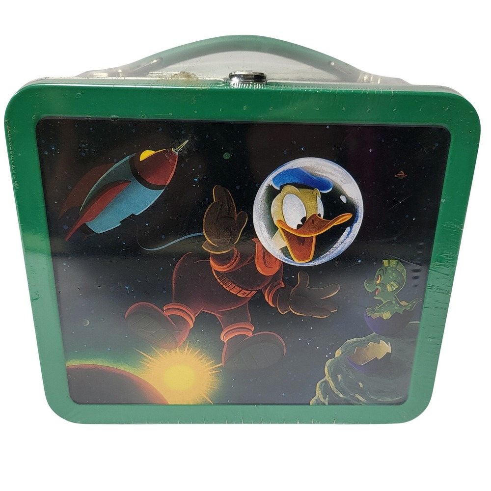 Hallmark School Days 1950s Donald Duck Space Tin Lunch Box Numbered Edition New